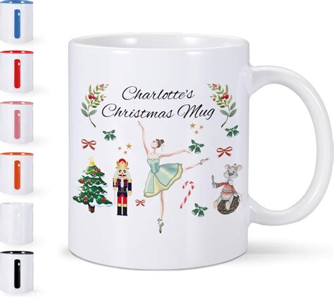 Amazon.com: Christmas Mugs Personalized Name Christmas Coffee Mugs ...
