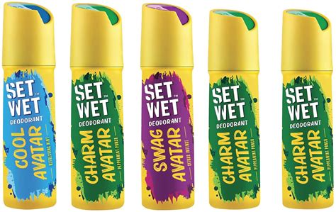Buy Set Wet Deodorant Spray Perfume Cool, Charm & Swag Avatar For Men ...
