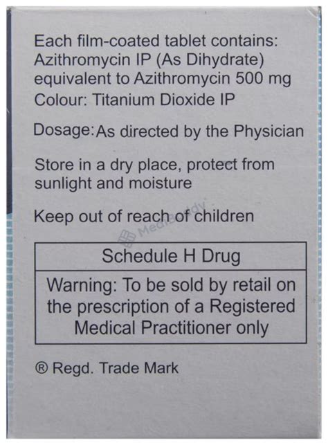 Azibact 500 Tablet: Price, Uses, Side Effects & How to Use - MediBuddy