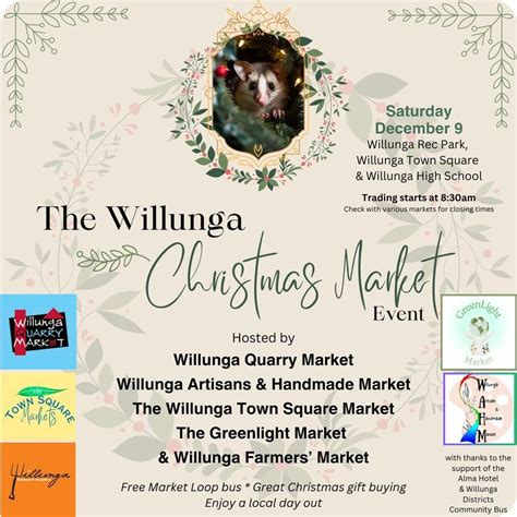The Willunga Christmas Market Event, Willunga Recreation Park, Reynella ...