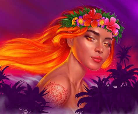 ArtStation - Pele: Volcano Goddess