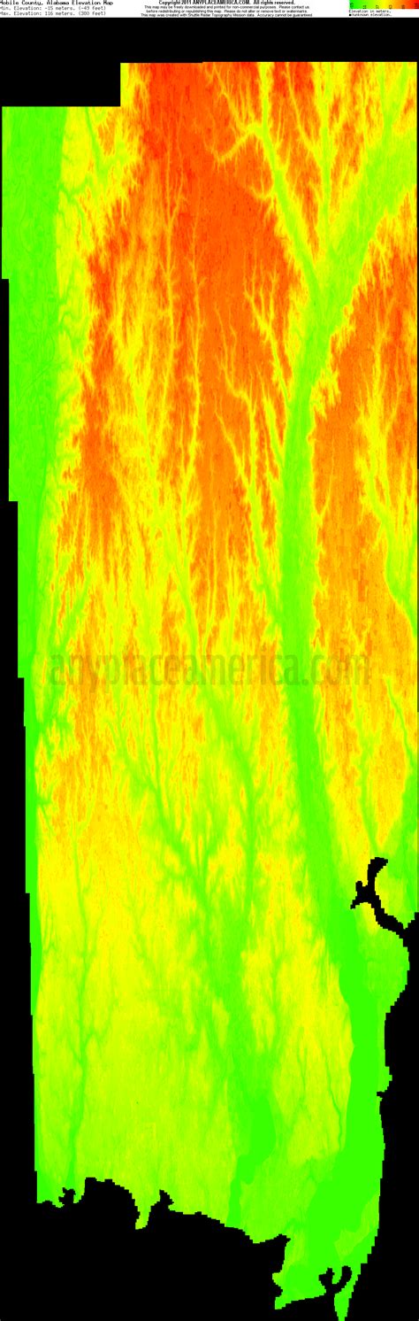 Free Mobile County, Alabama Topo Maps & Elevations