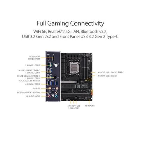 Buy ASUS TUF Gaming X670E-PLUS WIFI | ATX Motherboard | Mdcomputers.in
