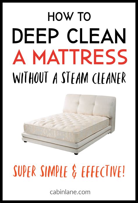 How to clean a mattress without a steam cleaner – Artofit