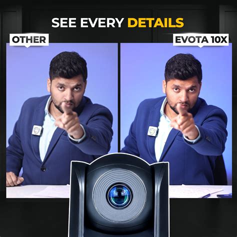 Evota 10X HD PTZ Camera - Full HD, Remote Control, 30fps – Edusquadz