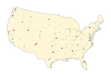 Us Major Cities Map Quiz US States Map Quiz