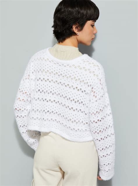 Buy ALAYA F x URB_N Women Open Knit Sweater Online at just Rs. 1199.0 ...