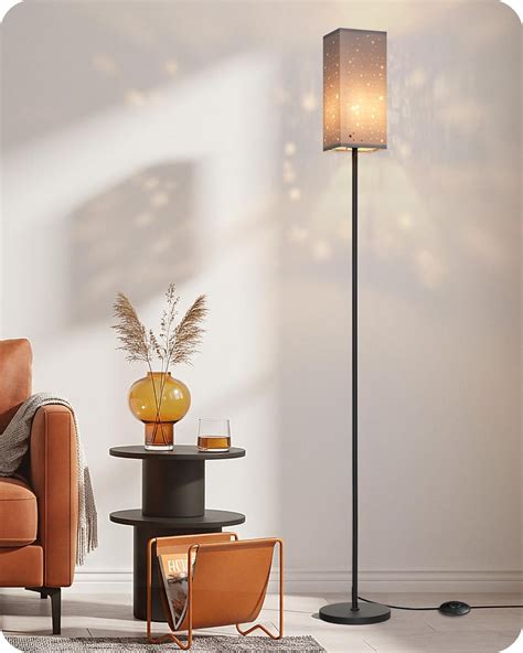 OPVM-64.6" Floor Lamp, with Foot Switch, Standing Lamp with Sky Stars ...