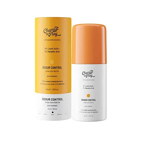 Chemist at Play UnderArm Roll On with 4% Lactic Acid & 1% Mandelic Acid ...
