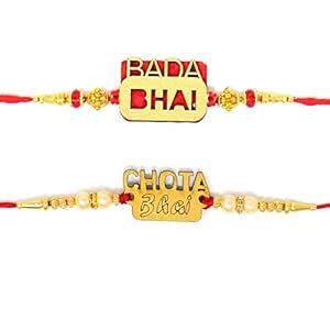 Buy Bada Bhai Chota Bhai Rakhi For Men/Boys Set of Two | Rakhi for ...