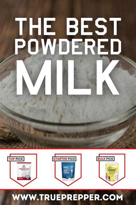 Best Powdered Milk for Long-Term Food Storage | TruePrepper