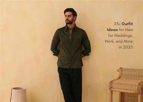 23+ Outfit Ideas for Men for Weddings, Work in 2025