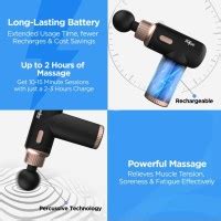 DR PHYSIO USA Dynamo Full Body Pain Relief Massage Gun-1034, Cordless ...