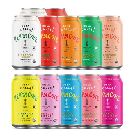 Tepache - Mixta Variety Pack - Modern Mexican Soda - Craft Fermented ...