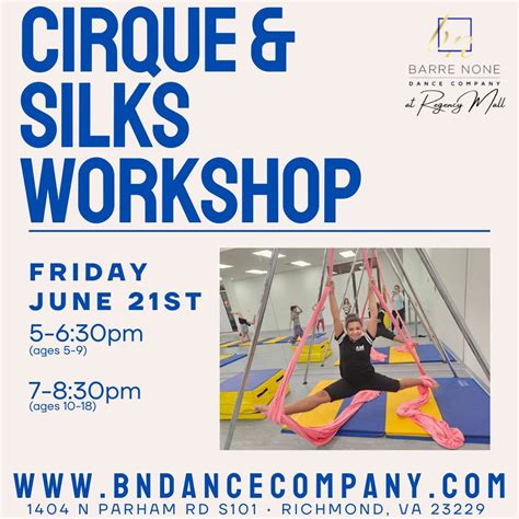 Cirque & Silks Workshop, 1404 N Parham Rd S101, Richmond, VA, United ...
