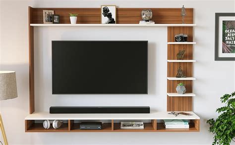 BLUEWUD Primax Grande Large Engineering Wood Wall Mount TV ...