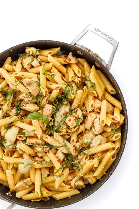 Lemon Artichoke Chicken Pasta