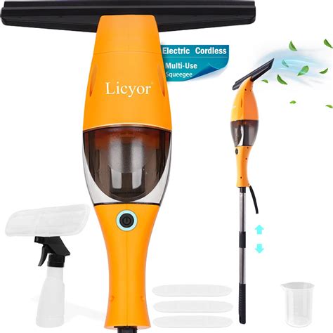 Amazon.com: Window Vacuum Squeegee, 3 in 1 Cordless Window Vacuum ...