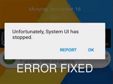 Image result for How to Fix 'Unfortunately System UI Has Stopped