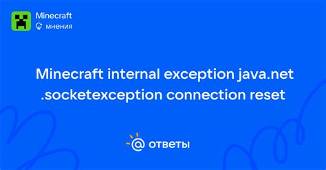 Internal Exception Java.net SocketException 的图像结果