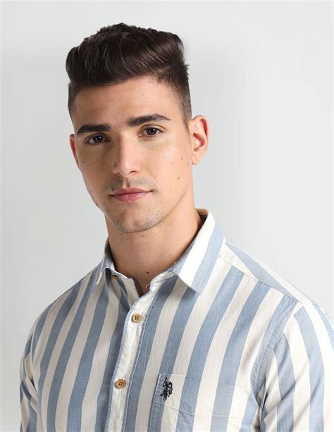 Vertical Stripe Cotton Shirt – U.S. Polo Assn. India