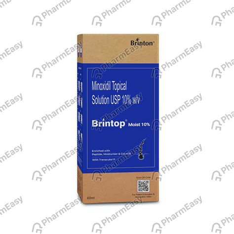Brintop Moist 10 %W/V Skin Solution (60): Uses, Side Effects, Price ...