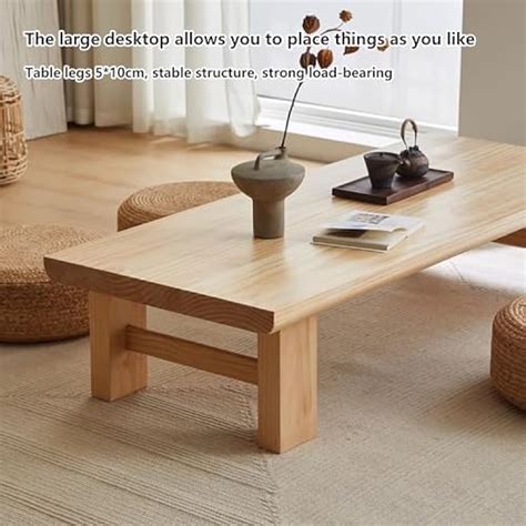 NtumLeap Low Coffee Table for Sitting on The Floor, Japanese India | Ubuy