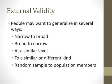 Image result for What Is External Validity