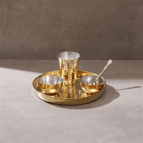 Elegant Pital Thali Set Price And Pital Plate Price – P-TAL