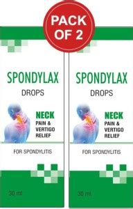 Kent Spondylax Drop for Neck Pain & Vertigo Relief (Pack of 2) Liquid ...