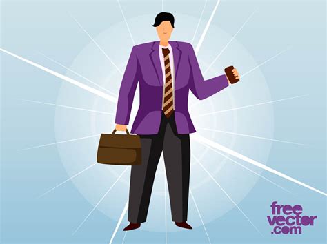 Cartoon Business Man Vector 的图像结果
