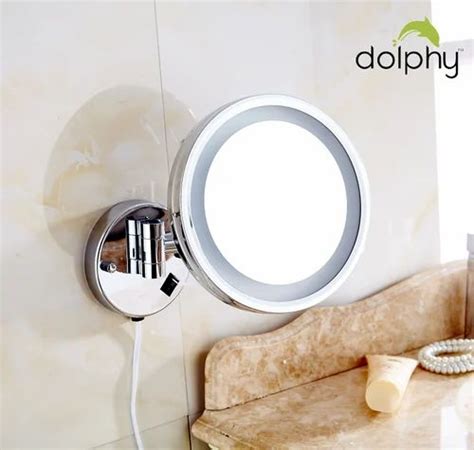 Magnifying Mirrors for Hotel - Silver Square Wall Mounted Mirror Trader ...