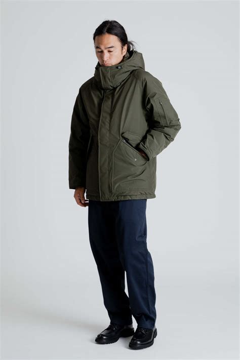 Nanamica Gore-tex Down Coat - Khaki Green | Garmentory