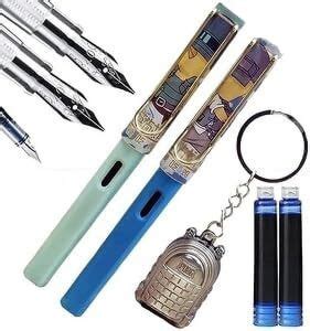 apcatio PUBG Theme Set Fountain Pen Fine Nib Ink Pen 2 Pen With 2 ...