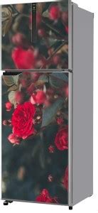 Crown Decals 60 cm Vinly Beautiful Red Rose Self Adhesive Vinyl Sticker ...