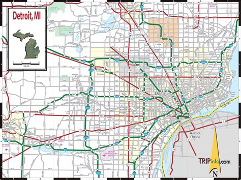 Detroit Road Map