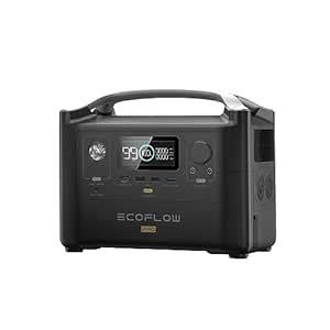 EF ECOFLOW RIVER Pro Portable Power Station 720Wh, 220V AC Outputs ...