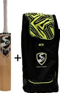 SG KLR Spark Bat Size 6 With ACE Duffle Kit Bag Cricket Kit - Buy SG ...