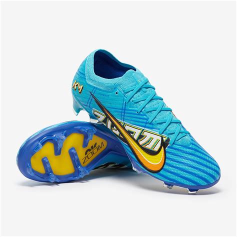 Blue nike football cleats top