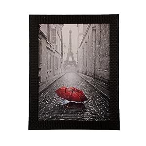 eCraftIndia 'Eiffel Tower View Under Rain Satin Matt Texture' UV Art ...