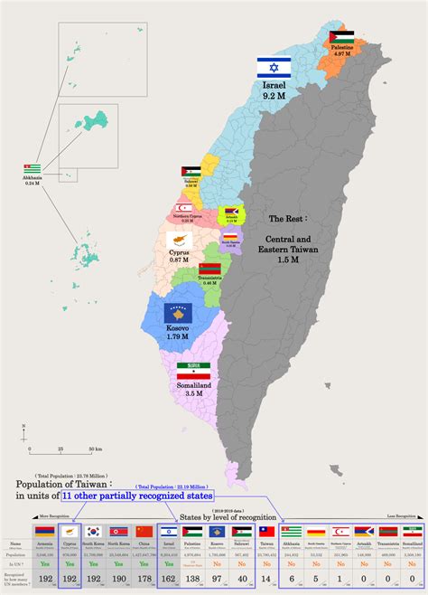 Population of Taiwan : in units of 11 other... - Maps on the Web