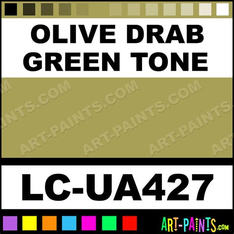Olive Drab Green Tone UA Mimetic Airbrush Spray Paints - LC-UA427 ...