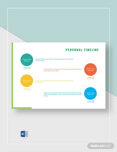 Image result for Personal Timeline