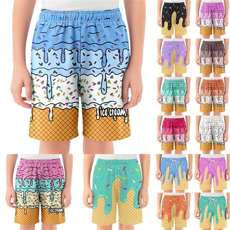 Ice Cream Shorts Boys Baseball Lifestyle Baseball Ice Cream Drip Shorts ...