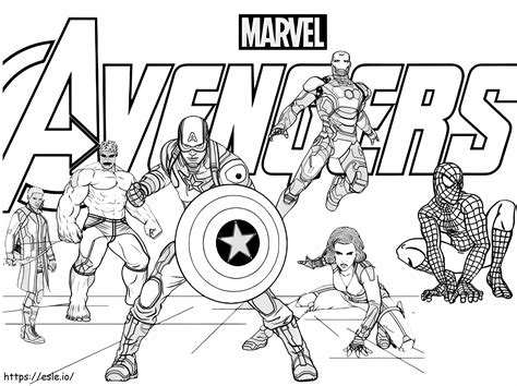 Avengers Colouring Pages at sasrecountblog Blog