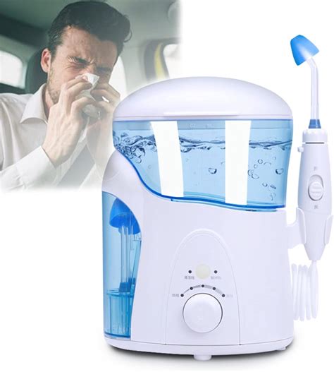BILXXY Nasal Sinus Irrigation System, Electric Pulsating Nasal Rinse Machine for Sinus & Allergy ...