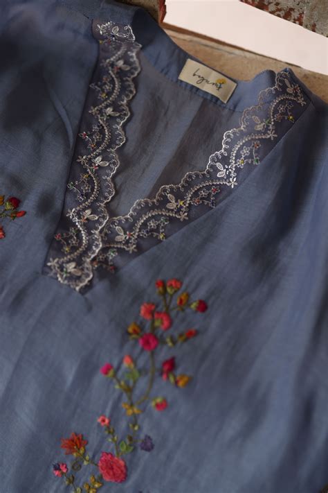 Begum Pret - Evara Blue Kurta Set - Elahe