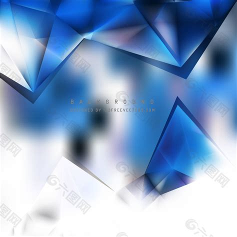 蓝白三角背景背景素材免费下载(图片编号:8206431)-六图网