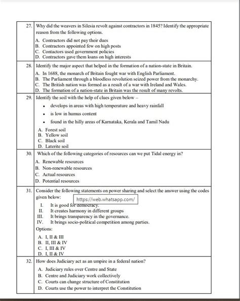 CBSE Term-1 board exam: Practice this Social Science sample paper to ...