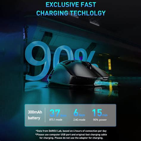 DAREU A950 Pro Magnesium Alloy 4K Tri Mode Wireless Gaming Mouse ...